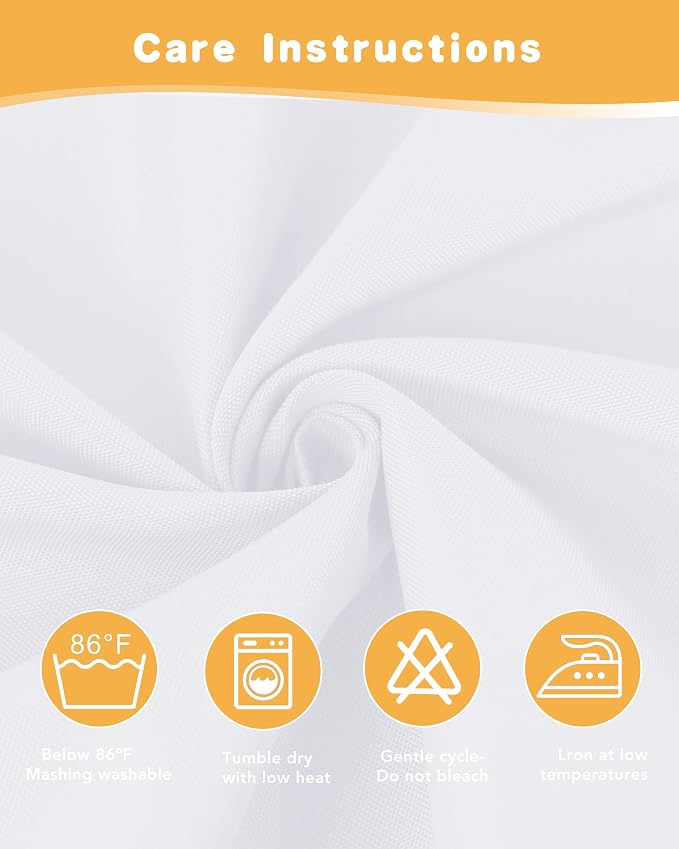 HolidayIdeas White Outdoor Curtains - Image 7