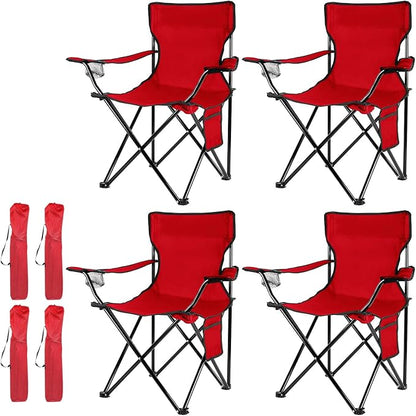 Damei century 4Pack Folding Camping Chairs, Portable by Dameicentury