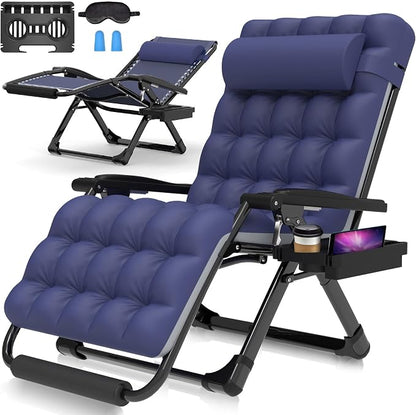 Suteck Oversized Zero Gravity Chair, 500LBS 33" XXL Reclining Lounge Chairs | by Suteck