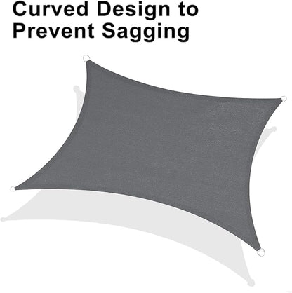 LOVE STORY 13' x 20' Rectangle Sun Shade Sail - Image 6