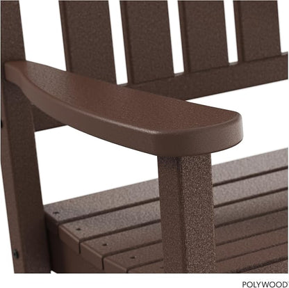 POLYWOOD Presidential Rocking Chair in Mahogany - Image 6