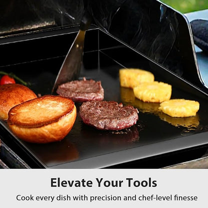Utheer Ceramic Grill Griddle Insert for Geneis II Grills, Griddle Insert for Weber 7599, Fits Weber Genesis II 300/600 & Genesis 300 (2025+), Nonstick Griddle, Easy Clean, Rust-Resistant