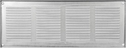 Repa Market Air Vent Cover 16x6 Inch (Outer Dimensions) Galvanized Steel Louvered Grill Cover with Mesh Screen/Wall or Ceiling Vent/HVAC Register for Indoor and Outdoor Ventilation