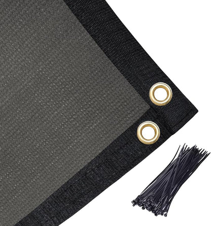 Amagenix 90% Pergola Shade Cover 9'X 15' Dark Gray Sun Shade Cloth - Image 5