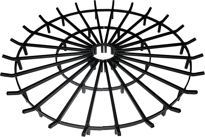 SteelFreak Super Heavy Duty Wagon Wheel Firewood Grate for Fire Pit - Made in The USA (72 Inch)