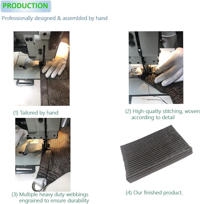 Eden's Decor 4' x 16' Wheat Sun Shade Sail Rectangular Straight Flat Edge - Image 4