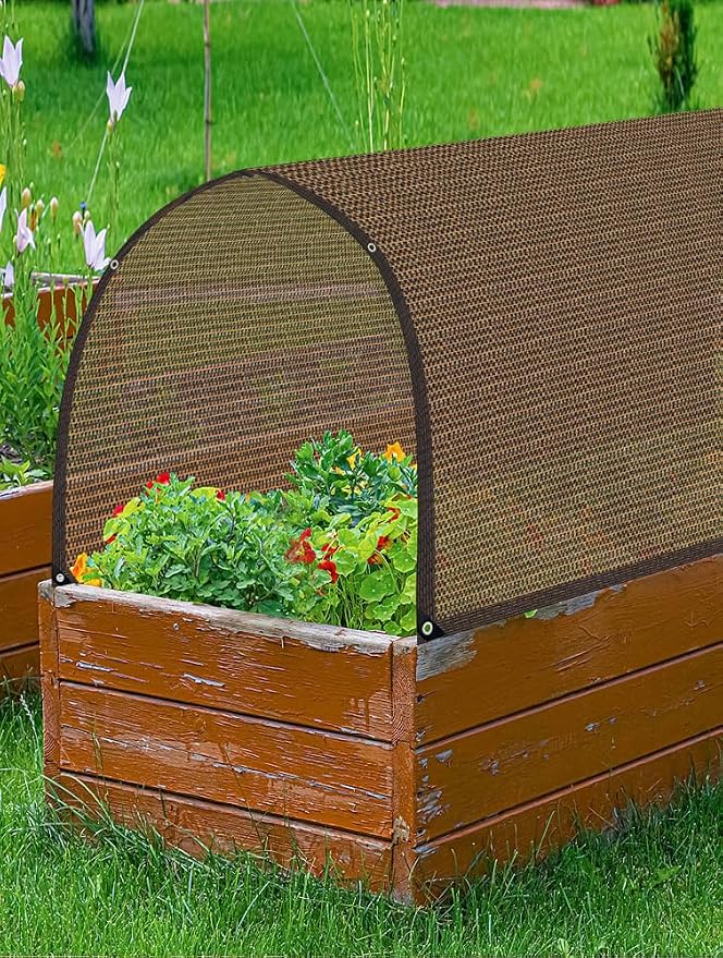 80% Garden Shade Cloth Sun Shade Fabric – UV Resistant Durable Sunblock Netting - Image 3