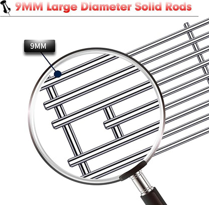 9MM 16517 Grill Grates Replacement for Bull Grill Replacement Parts, BBQ Bull Angus 4 Burner 47628 47629, Steer Premium 69008, Lonestar 87049, Bull Outlaw 26038 26039, Stainless Steel Grids