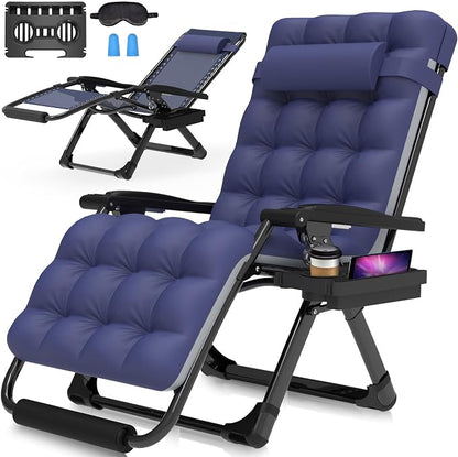 Suteck Oversized Zero Gravity Chair, Upgraded Lock and Footrest, Reclining by Suteck
