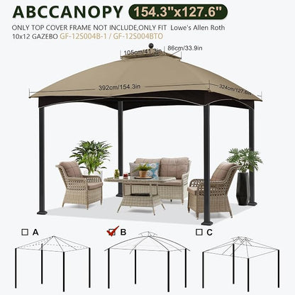 ABCCANOPY Gazebo Replacement Canopy - Image 5