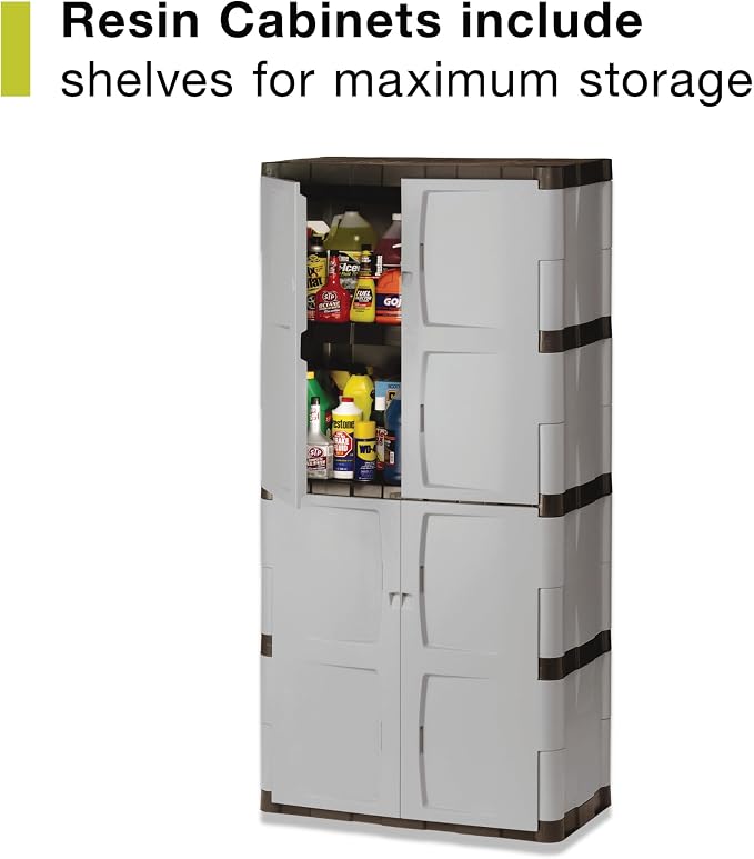 Rubbermaid Freestanding Storage Cabinet Five Shelf - Image 3