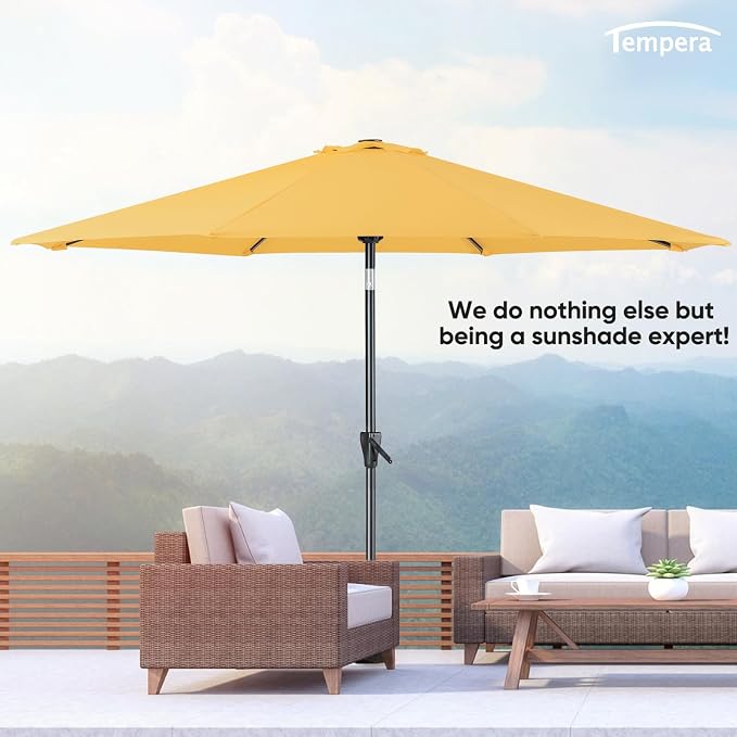 Tempera Patio Market Outdoor Table Umbrella - Image 6
