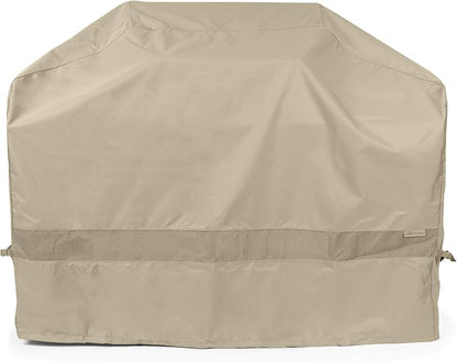 Covermates Grill Cover - Weather Resistant Outdoor Cover, Heavy Duty BBQ Covers for Large Outdoor Kitchen, Elite 300D Polyester, 57 Inch, Khaki