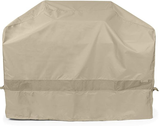 Covermates Grill Cover - Weather Resistant Outdoor Cover, Heavy Duty BBQ Covers for Large Outdoor Kitchen, Elite 300D Polyester, 60 Inch, Khaki
