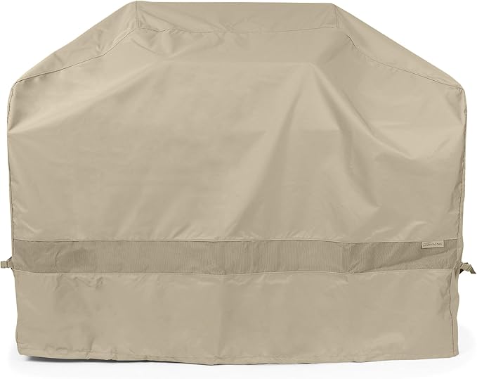 Covermates Grill Cover - Weather Resistant Outdoor Cover, Heavy Duty BBQ Covers for Large Outdoor Kitchen, Elite 300D Polyester, 66 Inch, Khaki