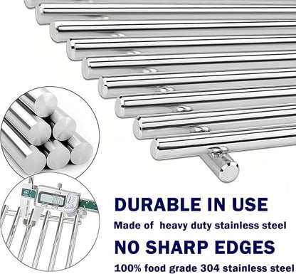 Genesis Grill Parts for Weber 300 Weber 310 Weber 330 Genesis E330 E310 S310 S330 EP330 S320 E320 Grill Parts, 17.5" Flavorizer Bars 7620 Genesis 7528 Grill Grates 7622 Heat Deflector Grill Accessory