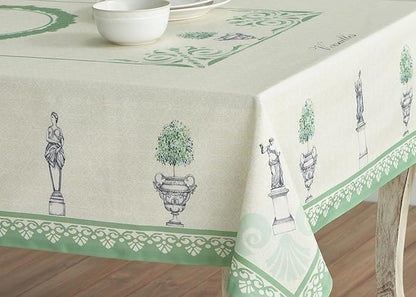 Maison d' Hermine Table Cloth Rectangle Table 100% Cotton 60 x 120 Inches Tablecloth Reusable Decorative for Dining Room, Farmhouse, Home, Party, Festive & Wedding Spring Summer - Jardin Du Roy