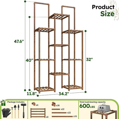 EnHomee 34.2" W Indoor Plant Stand - Image 8