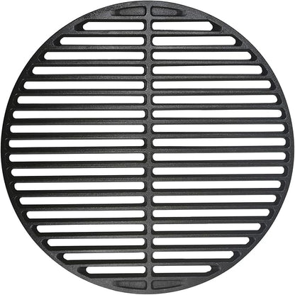 Cast Iron Cooking Grid for Large Big Green Egg Accessories, Grate Grids for Any 18" Kamado Grills Replacement Parts (18IN)