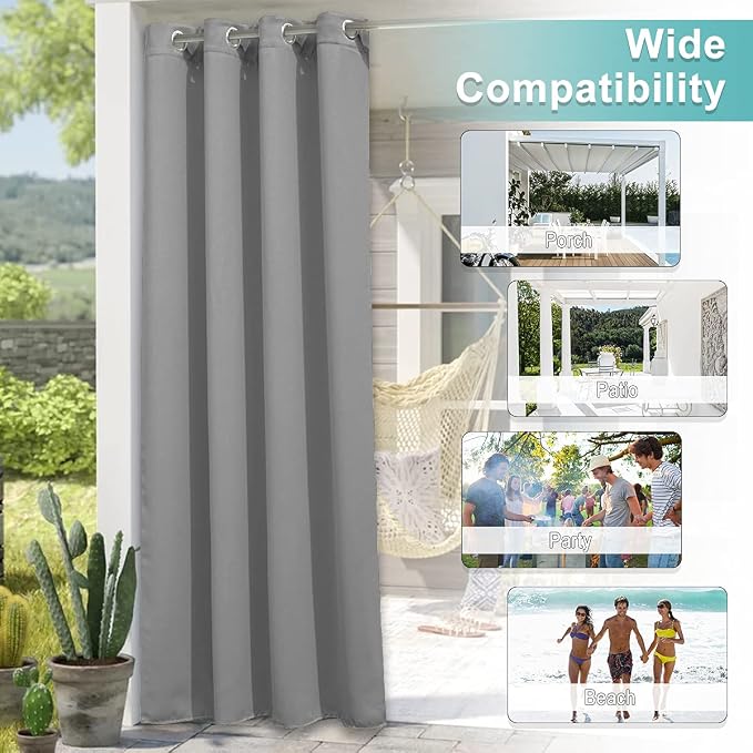 NICETOWN Indoor & Outdoor Curtain - Image 6