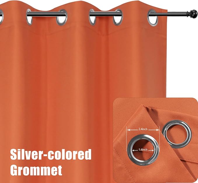 BONZER Outdoor Curtains for Patio Water Resistant | eavy Privacy Light - Image 2
