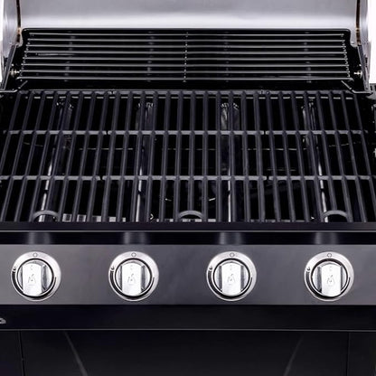 Grill Parts for Charbroil Performance 4-Burner 463352521 463354021 463365021 463365522 463366022, 17 inch Cooking Grate, Burner and Heat Plate for Charbroil Grill Replacement Parts 463351221
