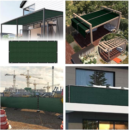 Petgrow Fence Privacy Screen 6FT X 60FT– Heavy Duty (HDPE) Outdoor Shade Mesh Cloth, 90% Blockage Fencing Shade Net Cover for Garden, Backyard, Balcony & Swimming – UV Protection, Windproof