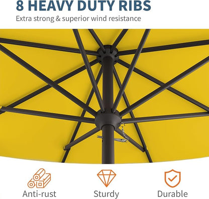 10FT Patio Umbrella, Outdoor Umbrella - Image 4