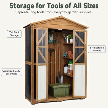 Ketive Outdoor Storage Cabinet, 72-Inch Tall, - Image 7