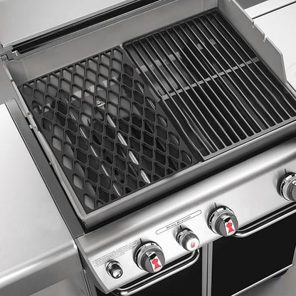 onlyfire Cast Iron Cooking Grate for Weber Genesis 300 Series Grills, Weber 7524 Grill Grate Replacement for Genesis E310 E320 E330 S310 S320 S330