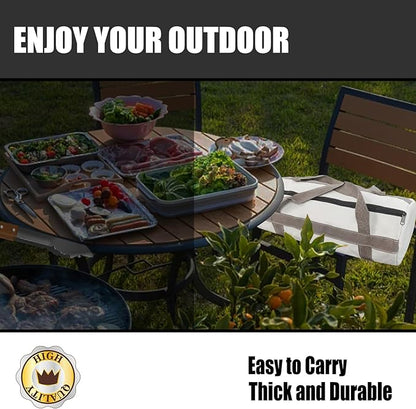 Grill Tool Storage Bag, Grill Accessories Storage, Grill Utensil Storage for Outdoor Camping Barbecue. Can Hold BBQ Tools up to 18", ‌‌Gifts for Men and Dad.