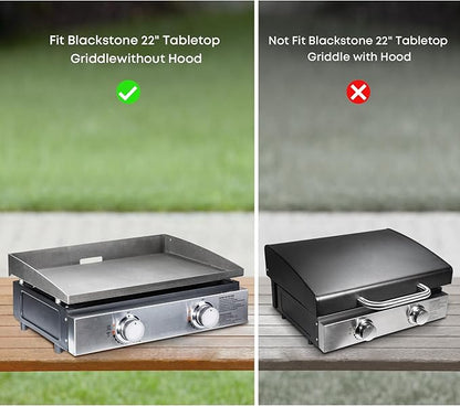 Stanbroil Griddle Cover Fits Blackstone 22”/17" Table Top Griddle Without Hood, 600D Polyester, Replacement Grill Cover for Blackstone 1724