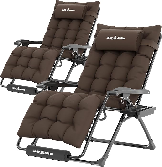UDPATIO Oversized Zero Gravity Chair Patio Reclining Chairs by UDPATIO