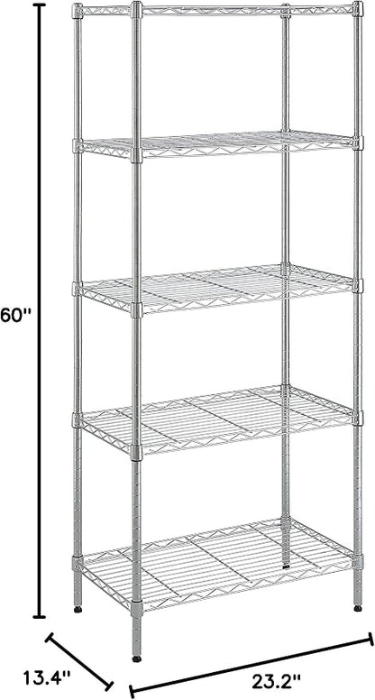 Amazon Basics 5-Shelf Adjustable Storage Shelving Unit - Image 11