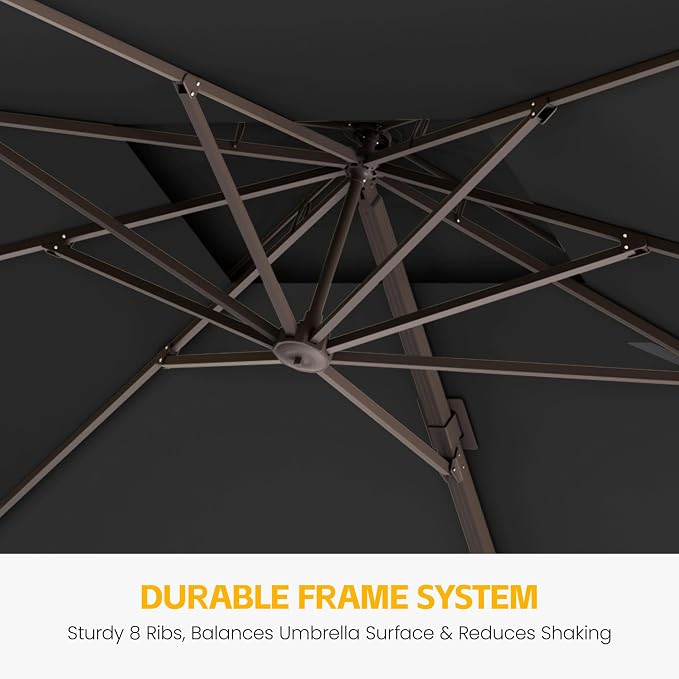 10x10 FT Patio Cantilever Umbrella - Image 5