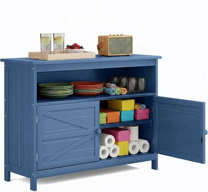 HIPS All-Weather Outdoor Storage Cabinet, Outdoor Sideboard by CONGFUTT