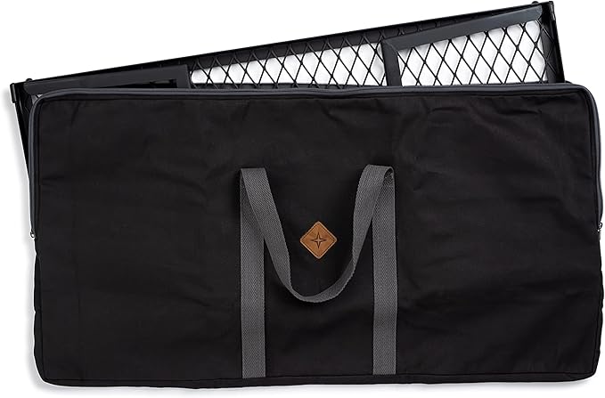 Barebones Grill Accessories Heavy Duty Bag Rectangular - Fire Pit Grill Grate Carry Bag, Durable Fire Grate Storage