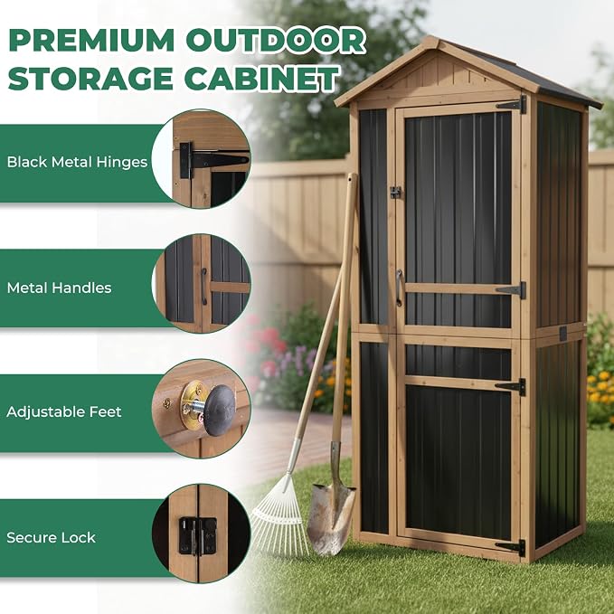 Large Outdoor Storage Cabinet - Image 3