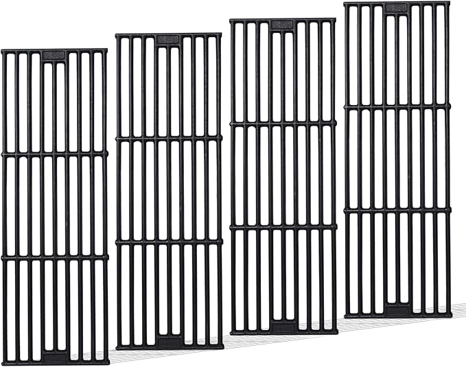 Cooking Grates Replacement Parts for Chargriller Gas Grill 2121,2123, 2222, 2828, 3001, 3030, 3725, 4000, 5050, 5252, 5650,9020,King Griller 3008, 5252,19 3/4" x 6 3/4" Each, 4 Pack