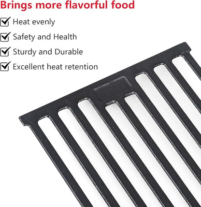 Cooking Grates Replacement Parts for Chargriller Gas Grill 2121,2123, 2222, 2828, 3001, 3030, 3725, 4000, 5050, 5252, 5650,9020,King Griller 3008, 5252,19 3/4" x 6 3/4" Each, 3 Pack