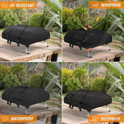 Carry Cover for Ooni Koda 12 inch Pizza Oven, iCOVER Heavy Duty Portable 12 Gas Pizzas Maker Covers Waterproof Outdoor Ovens Accessories