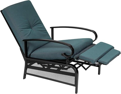 Incbruce Outdoor Lounge Chair Patio Furniture Adjustable Recliner - Image 4