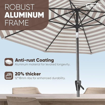Tempera Patio Market Outdoor Table Umbrella - Image 4