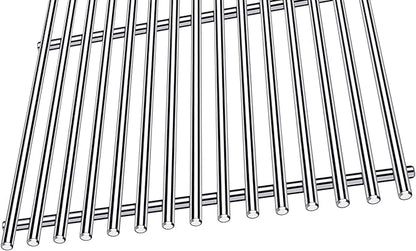 7636 7638 7639 Grill Grates Grill Replacement Parts for Weber Spirit Grill Spirit II E-310, E-320, S-310, S-320, GS4 Spirit 2 300 Flavorizer Bars 15.3”, 17” Stainless Steel BBQ Grid Accessories