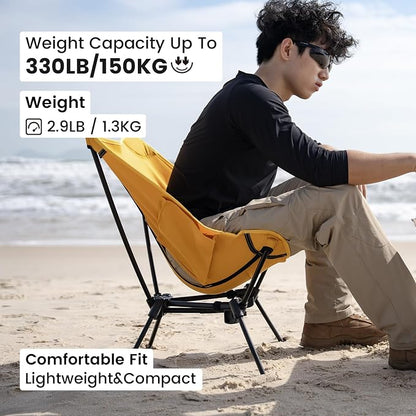 ONETIGRIS Tigerblade Camping Chair, Lightweight Folding Backpacking Hiking Chair - Image 8
