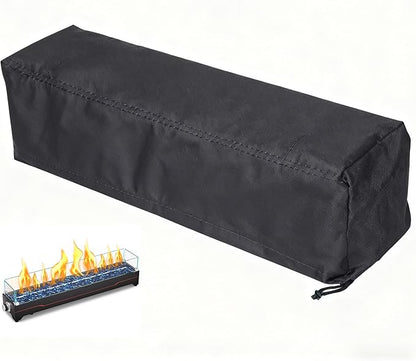 Pomer Tabletop Fire pit Covers For GRISUN Tabletop Fire Pit-36 Inch Propane Fire Pit Table cover,Rectangle Firepit Cover 36"Lx 8"Wx10"H