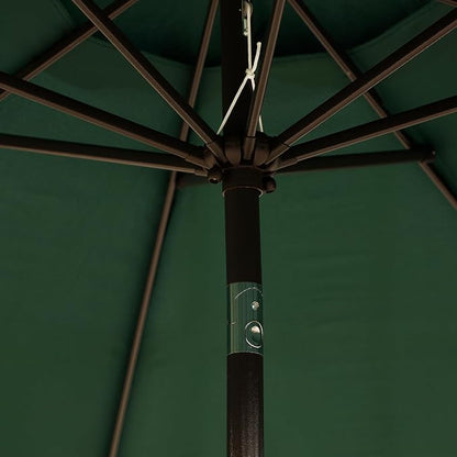 9' Outdoor Patio Umbrella, Outdoor Table Umbrella, Yard Umbrella, Market - Image 4