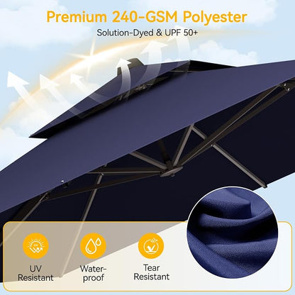 10x13 FT Patio Cantilever Umbrella - Image 4