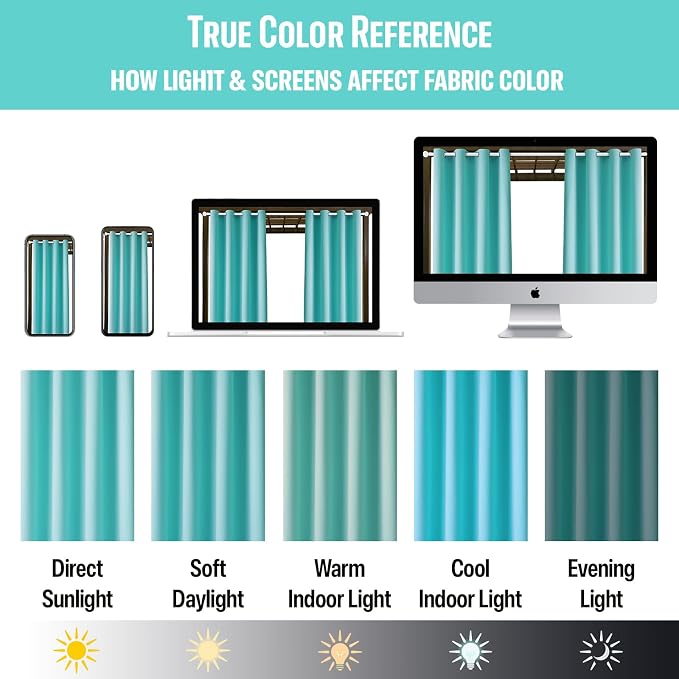 Waterproof Outdoor Curtain W105 x L84 - Image 6