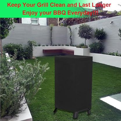 40 Inch Electric Smoker Cover for Masterbuilt, Waterproof Grill Cover for Masterbuilt 40-Inch Digital Vertical BBQ Smoker Outdoor, Black